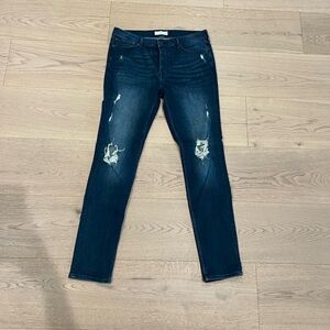 Topman Men’s Ripped Stretch Skinny Jeans